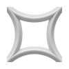 3D Плитка№28 515х515х20