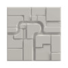 3D Панель№35 600х600х23
